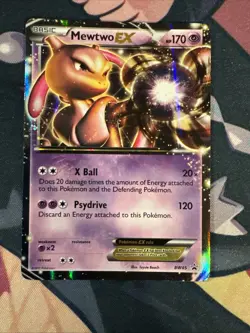 Pokemon Mewtwo EX Black Star Promo BW45 Ultra Holo Promo Card - Image 1