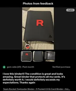 Team Rocket Toploader Binder • 9 Pocket CCG Card Binder • Holds 504 Toploaders - Image 5