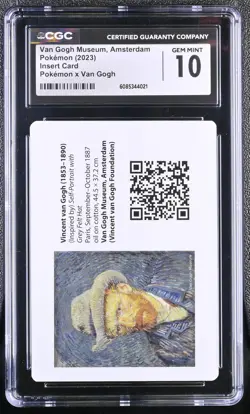CGC 10 - Pikachu Grey Felt Hat SVP075 Van Gogh Insert Card - Pokemon - Image 1