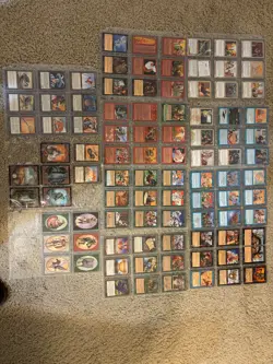 Magic the Gathering Unglued Complete Set 94 Cards includes tokens And Lands NM+ - Image 1