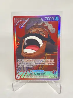 Gol.D.Roger (Alt Art) OP13-003 L Carrying on His Will - ONE PIECE Card English - Image 1