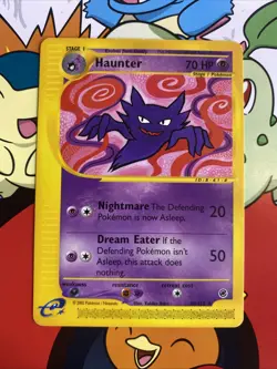 Haunter 80/165 Uncommon Expedition WOTC Vintage Pokemon Card - LP/NM - Image 1