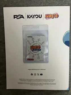 PSA Magazine x Kayou Exclusive NARUTO UZUMAKI PROMO CARD and Magazine Base Cover - Image 2