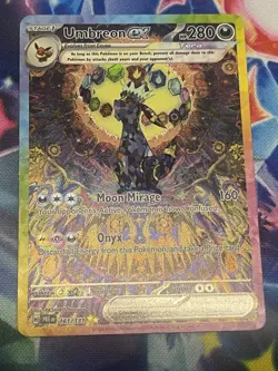 Umbreon ex 161/131 Prismatic Evolutions Special Illustration Rare Pokemon Card - Image 1