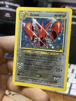 Scizor 10/75 Neo Discovery 2001 Holo Rare WOTC Pokemon Card TCG - Image 4