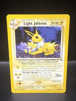 Pokemon TCG Light Jolteon Neo Destiny Card 48/105 Unlimited Uncommon - Image 2