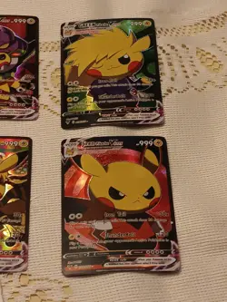 6Pikachu Pokemon Card Holo GX VSTAR VMAX GX EX Cosplay Art - Image 4