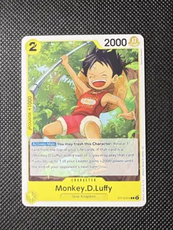 One Piece TCG Monkey D. Luffy ST13-014 C Goa Kingdom Card - Image 1