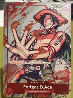 Portgas.D.Ace (Event Pack Vol. 1) PR One Piece Promotion Cards P-028 NM - Image 1