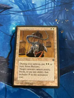 3 Card Lot of NM Homelands MTG Error Cards - Large Factory Crimps Top Edge Magic - Image 4