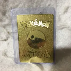 Pokemon Charizard DX HP500 Gold Metal Card Rainbow Collectible - Image 3