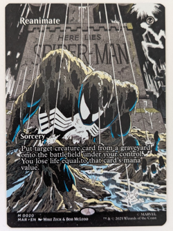 Reanimate (0020) Showcase, Spider-Man MAR, Magic MtG, Regular - NM! - Image 1