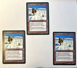 3x Set of Adarkar Wastes NM Ice Age MTG Great Condition Free Same Day Shipping - Image 1