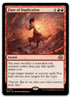 Flare of Duplication #119 (NM) Modern Horizons 3 MH3 Magic MTG pack fresh edh - Image 1
