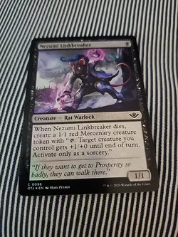 Nezumi Linkbreaker Outlaws of Thunder Junction Foil NM - Image 1