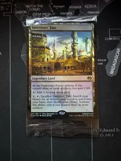 MTG Inventors' Fair NM Prerelease Foil Sealed - Image 1