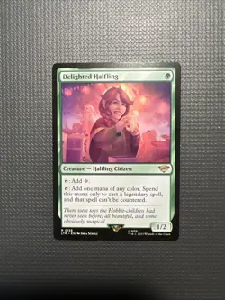 Delighted Halfling Magic the Gathering Lord of the Rings Tales of Middle-Earth - Image 1