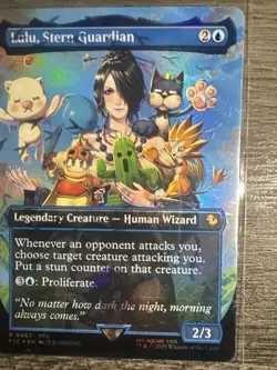 Lulu, Stern Guardian (Borderless) (Chocobo Track Foil) Commander: Final Fantasy - Image 1