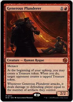 MTG Outlaws of Thunder Junction Generous Plunderer BIG Score (Mythic) - Image 1