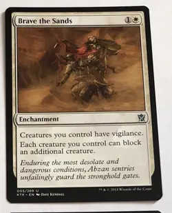 Brave the Sands X1 Khans of Tarkir NM Condition see pics - Image 1