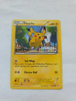 Pokemon TCG Pikachu Build-A-Bear Workshop Promo 20/108 Promo Promo - Image 1