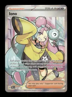 Pokemon Iono - Ultra Rare SV02: Paldea Evolved 254/193 NM - Image 1