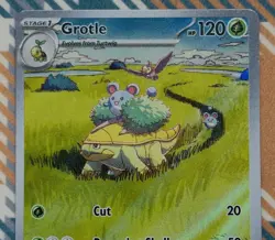 Pokemon TCG Grotle 164/162 Temporal Forces Holo Illustration Rare NM - Image 2