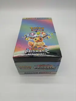 2025 Pokemon S & V Prismatic Evolutions Booster Bundle Display Case Sealed - Image 4
