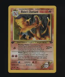 Pokemon Blaine's Charizard 2/132 Gym Challenge 2000 WOTC Holo - Image 1