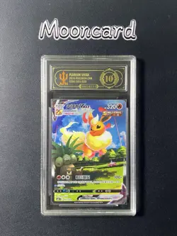 APH Black 10* Pokemon Chinese Flareon VMAX Full Art CSHC 003/009 - Image 1