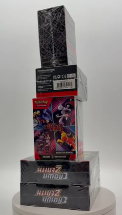 Lot (6) Pokemon Booster Bundles Crown Zenith Paldean Destined White Flare SEALED - Image 2