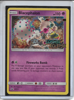 POKEMON COSMIC ECLIPSE BLACEPHALON PRE RELEASE PROMO SM221 - Image 1