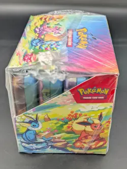Pokemon TCG Prismatic Evolutions Mini Tin Display SEALED (10 Tin) - Image 2
