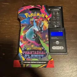 32.17g HEAVY - Pokemon TCG M&E Phantasmal Flames Booster Pack / Possible GoDU - Image 1