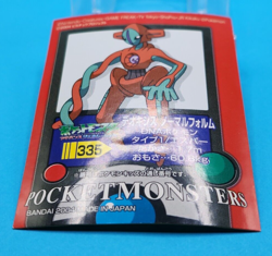 Pokemon - Deoxys 335 - Japanese - Bandai - Kids Sticker - Image 2