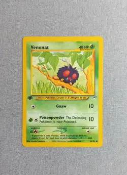 Pokemon TCG - 1st Edition Venonat - Neo Destiny Set - 90/105 - Image 1