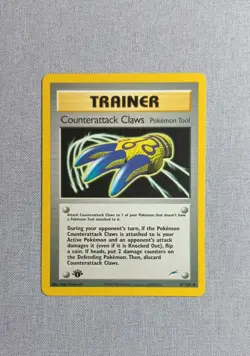 Pokemon TCG - 1st Edition Counterattack Claws - Neo Destiny Set - 97/105 - Image 1