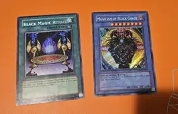 Yugioh Magican Of Black Chaos AND Black Magic Ritual PP01-EN001 002 Secret Rare - Image 1