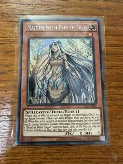 Yugioh! Maiden With Eyes of Blue LCKC-EN012 Secret Rare Unlimited NM - Image 1