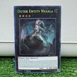 YuGiOh Outer Entity Nyarla SHVA-EN017 Secret Rare 1st Ed Shadows In Valhalla - Image 1