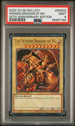 Winged Dragon of Ra LC01-EN003 - PSA 9 - YU-GI-OH! 25th Anniversary Edition - Image 1