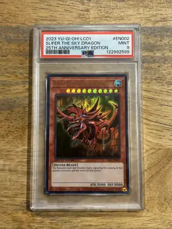 GRADED PSA 9 2023 Yu-Gi-Oh! LC01 Slifer The Sky Dragon 25th Anniversary #EN002 - Image 1