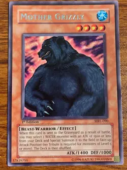 Yu Gi Oh 1st Edition Mother Grizzly #MRL-090 - Image 1