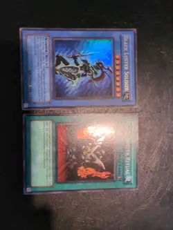 Yu-Gi-Oh! ULTRA RARE HOLO BLACK LUSTER SOLDIER + RITUAL SYE-024 VLP - Image 1