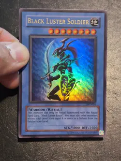 Yu-Gi-Oh! ULTRA RARE HOLO BLACK LUSTER SOLDIER + RITUAL SYE-024 VLP - Image 3