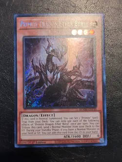 Yu-Gi-Oh! SECRET RARE CARD PRIMITE DRAGON ETHER BERYL BLMM-EN130 1ST NM - Image 1