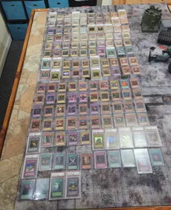 Complete Set Yu-Gi-Oh Metal Raiders 1st edition 000-143 All 23 Holos PSA Graded - Image 1