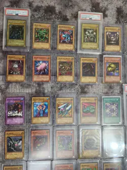 Complete Set Yu-Gi-Oh Metal Raiders 1st edition 000-143 All 23 Holos PSA Graded - Image 2
