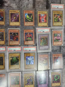 Complete Set Yu-Gi-Oh Metal Raiders 1st edition 000-143 All 23 Holos PSA Graded - Image 3