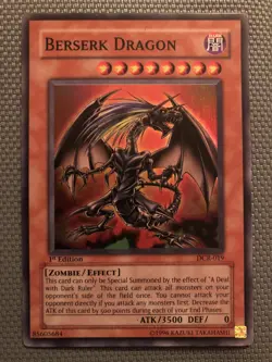 Berserk Dragon DCR-019 Super Rare 1st Edition - Image 1